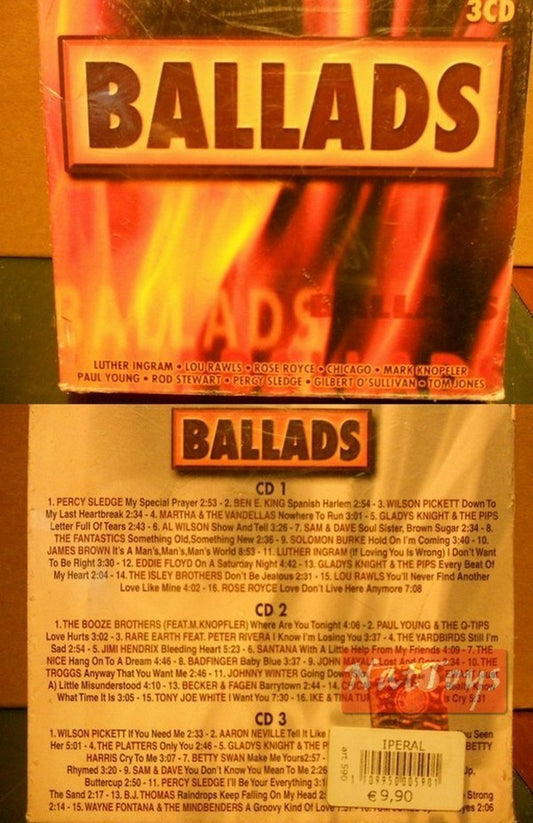 BALLADS TRIPLE COMPILATION New Original New Audio CD