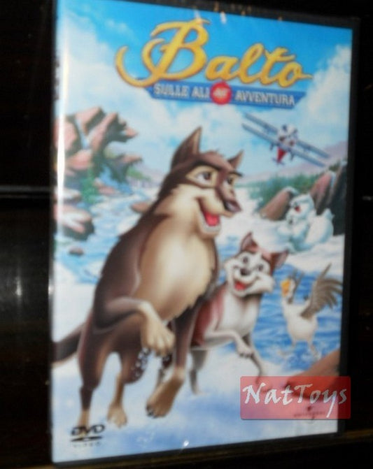 BALTO SUR LES AILES DE L'AVENTURE Film de dessin animé d'animation DVD Nouveau Original