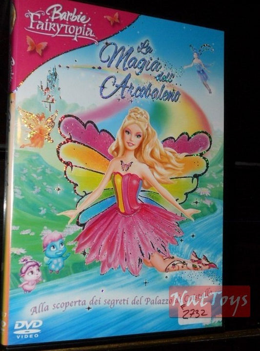 BARBIE FAIRYTOPIA LA MAGIE DE L'ARC-EN-CIEL Film de dessin animé DVD Vidéo originale