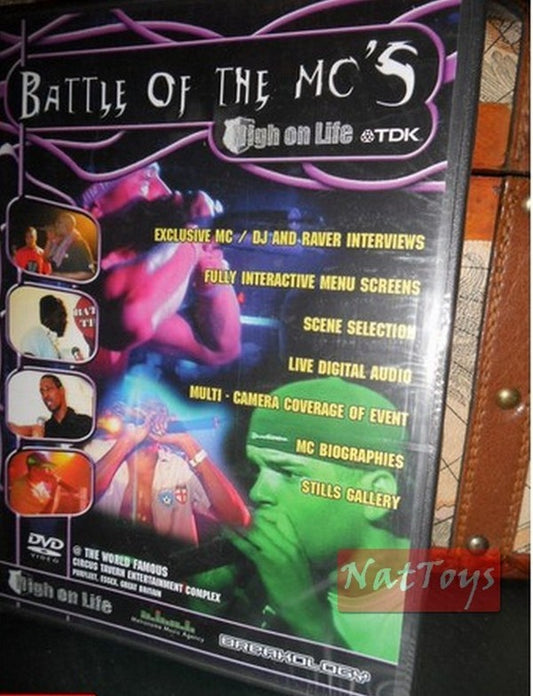 BATTLE OF THE MC'S MUSIC Film Nouveau DVD Original Nouveau Scellé