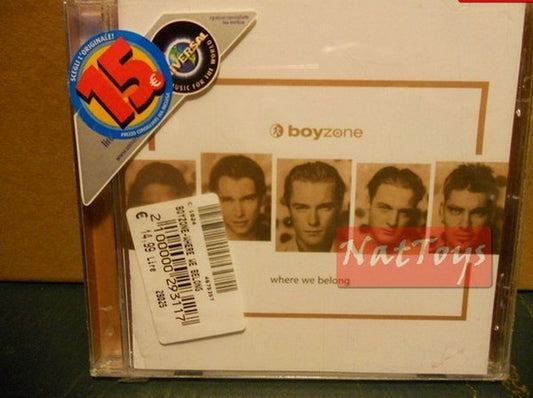 BOYZONE WHERE WE BELONG New Original New Audio CD