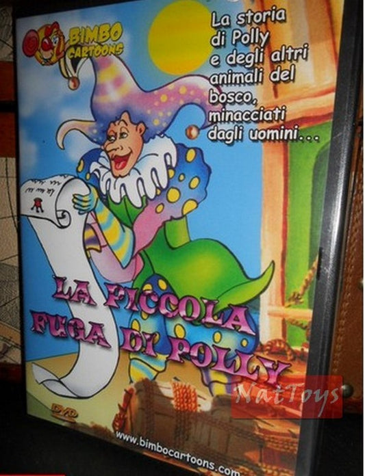 CARTONE BIMBO LA PICCOLA FUGA DI POLLY Film Nuovo DVD Originale New Sealed