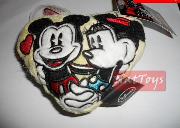 MODEL COLLECTIONS Mickey MINNIE MICKEY MOUSE MINI PILLOW LOVE SUCTION CUP 12 CM Disney Original New