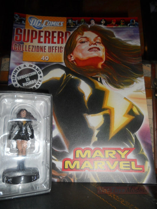 Collection de statues de super-héros DC Comics Mary Marvel Eaglemoss +fas