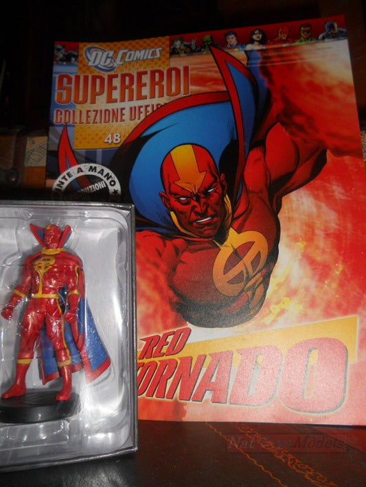 Collection de statues de figurines de super-héros DC Comics Red Tornado Eaglemoss +fas