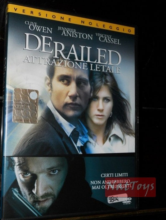 DÉRAIL ATTRACTION MORTEL Jennifer Aniston Film DVD Vidéo originale