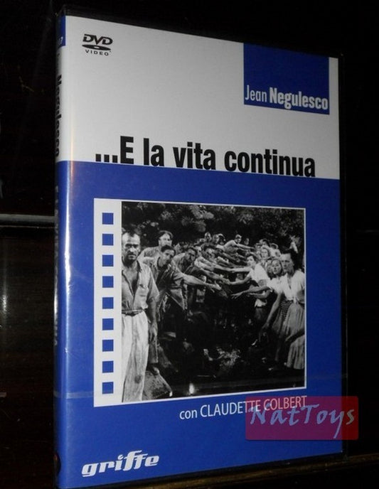 ET LA VIE CONTINUE avec Claudette Colbert Film DVD Nouveau Original