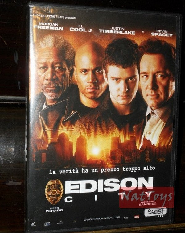 EDISON CITY Morgan Freeman Justin Timberlake Film DVD Vidéo originale