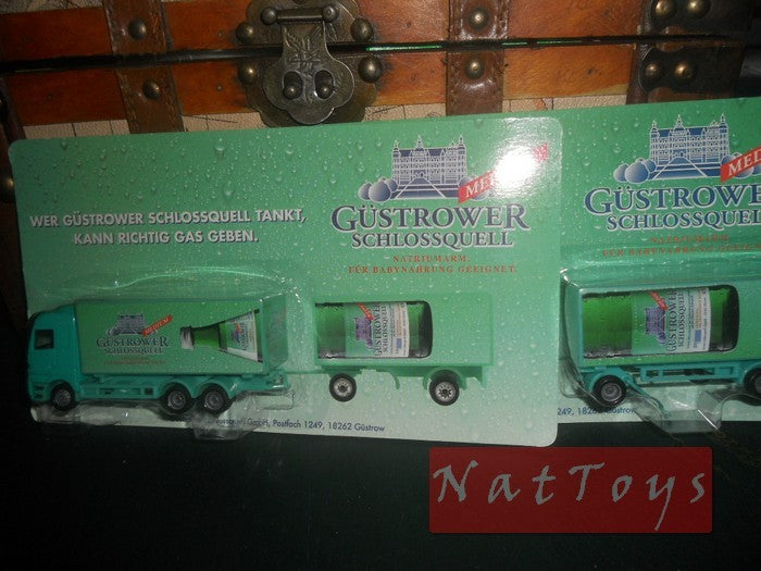 EDITORIA Modellino Camion Truck Special Gustrower Schlossquell Pubblicitari DIE CAST 1:87