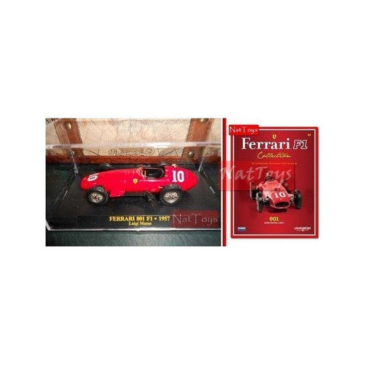 EDITORIA Modellino Ferrari Collection F1 801 1957 Musso  DIE CAST +BOX +fas.23 1:43