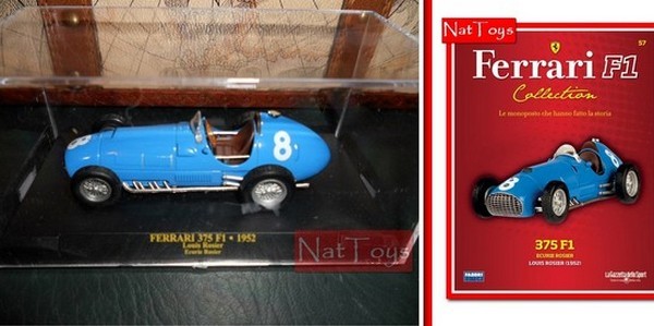 EDITION Modèle Ferrari F1 375 1952 Rosier + BOITE + fas.57 DIE CAST ÉCHELLE 1:43