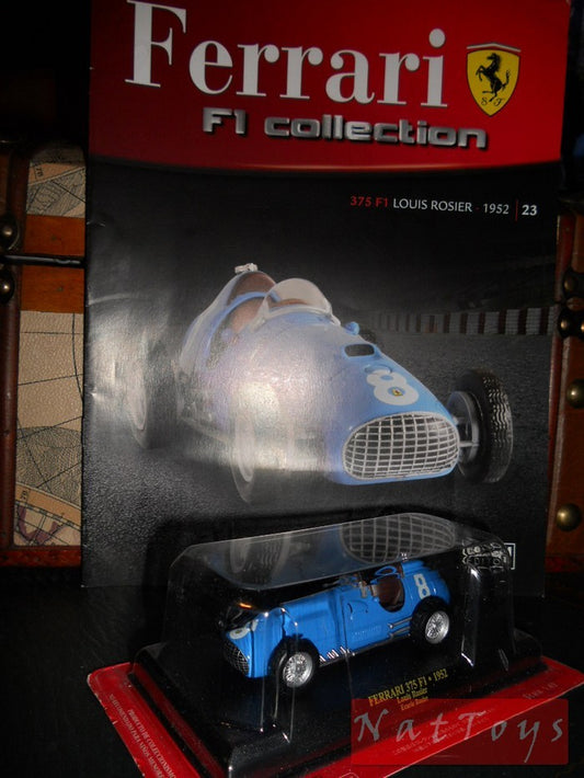 EDITORIA Modellino Ferrari F1 375 1952 Rosier DIE CAST 1:43  + fascicolo Fabbri