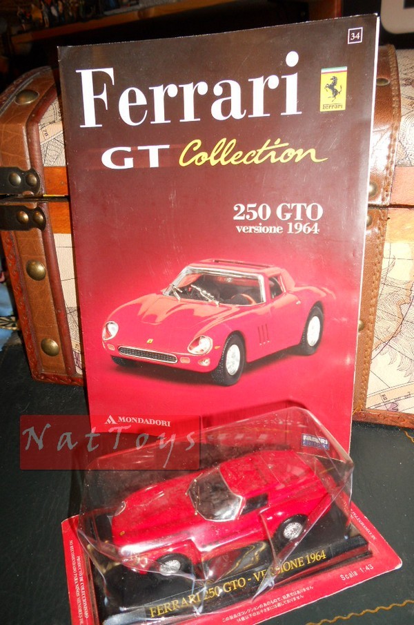 PUBLISHING Model Ferrari GT Collection 250 GTO version 1964 +fas.34 DIECAST 1:43