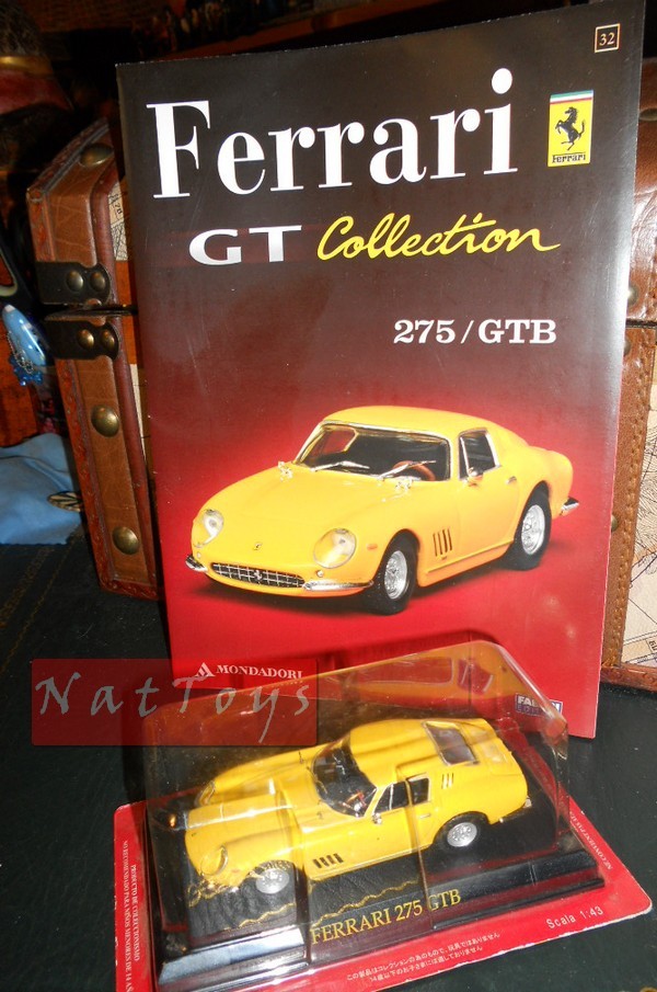 EDITORIA Modellino Ferrari GT Collection 275 GTB +fas.32 DIE CAST 1:43