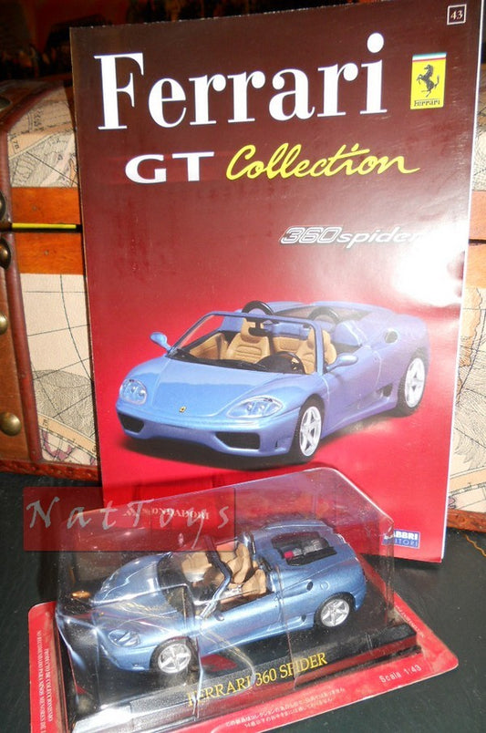 PUBLISHING Model Ferrari GT Collection 360 Spider +fas.43 DIE CAST 1:43