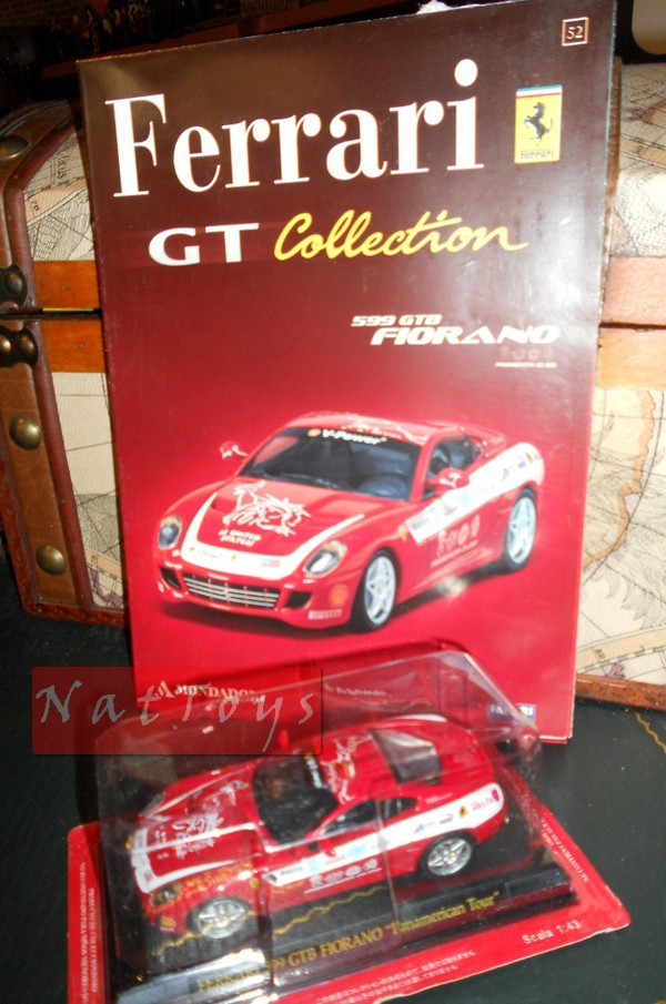 PUBLISHING Ferrari GT Collection 599 GTB Fiorano Panamerican Tour modèle +fas.52 DIE CAST 1:43