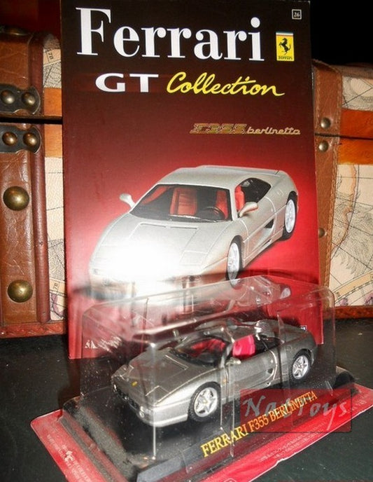 EDITORIA Modellino Ferrari GT Collection F355 Berlinetta DIE CAST  1:43 +fas.26