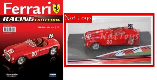 EDITORIA Modellino Ferrari GT Racing Collection 166MM 24 H Spa 1949 Ixo DIE CAST 1:43 +fas.20