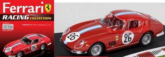 EDITORIA Modellino Ferrari GT Racing Collection 275 GTB Competizione Ixo DIE CAST 1:43 + fas.22