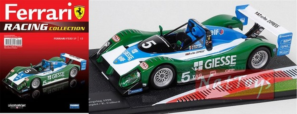 EDITORIA Modellino Ferrari GT Racing Collection F333 SP 1998 Ixo DIE CAST 1:43 +fas.12