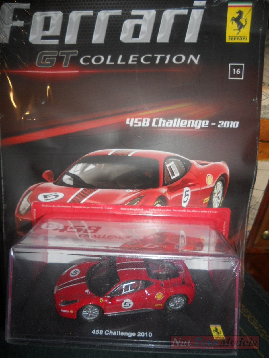 PUBLISHING Ferrari New GT Collection 458 Challenge 2010 model +fas.16 DIE CAST 1:43