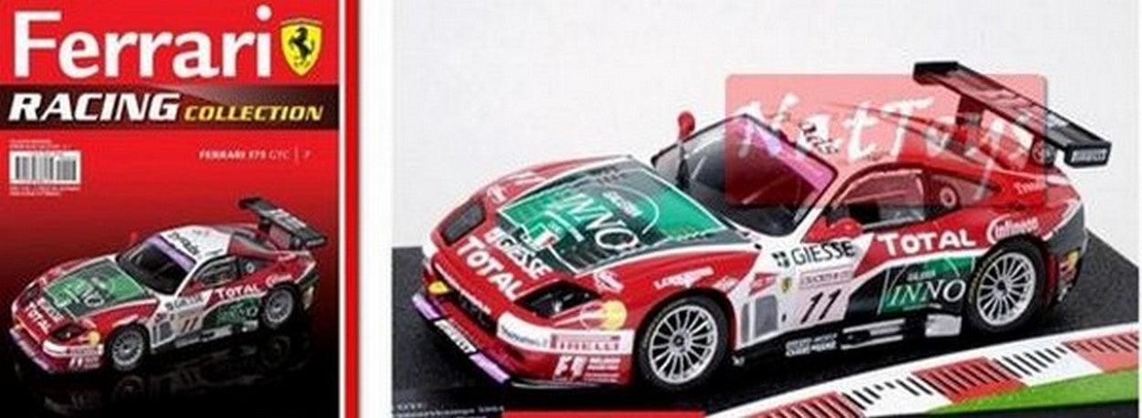 ÉDITION Modèle Ferrari Racing Collection 575 GTC DIE CAST 1:43 + fas. 7 ESCALIERS