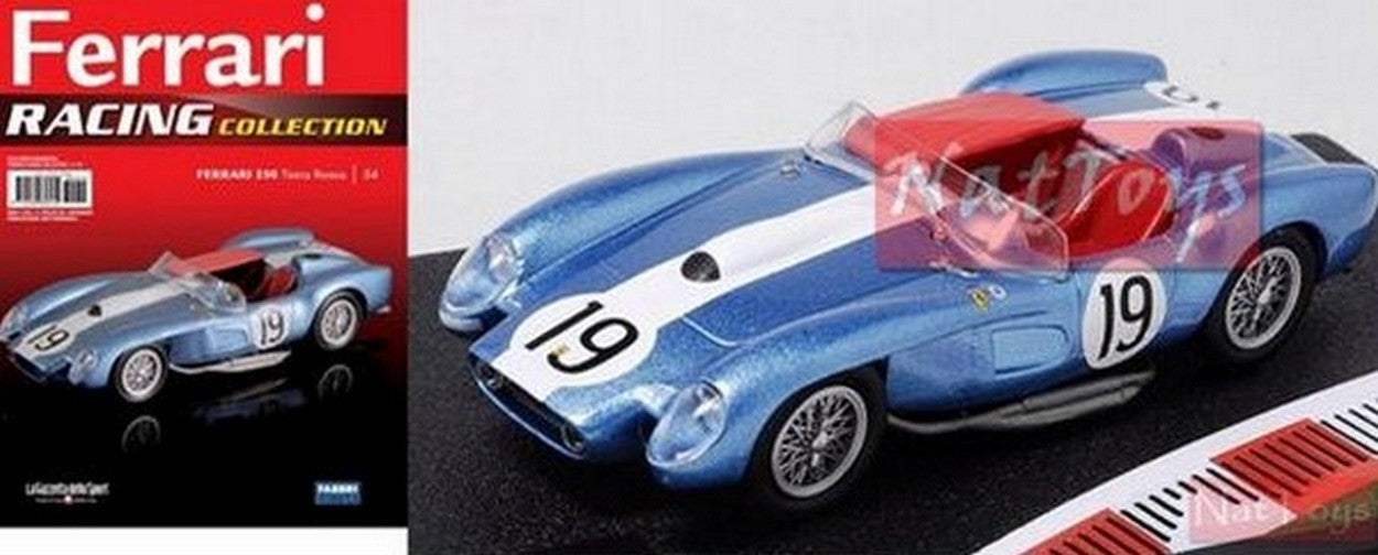 EDITORIA Modellino Ferrari Racing GT Collection 250 TestaRossa TR LeMans 1958 DIE CAST 1:43 +fas.54