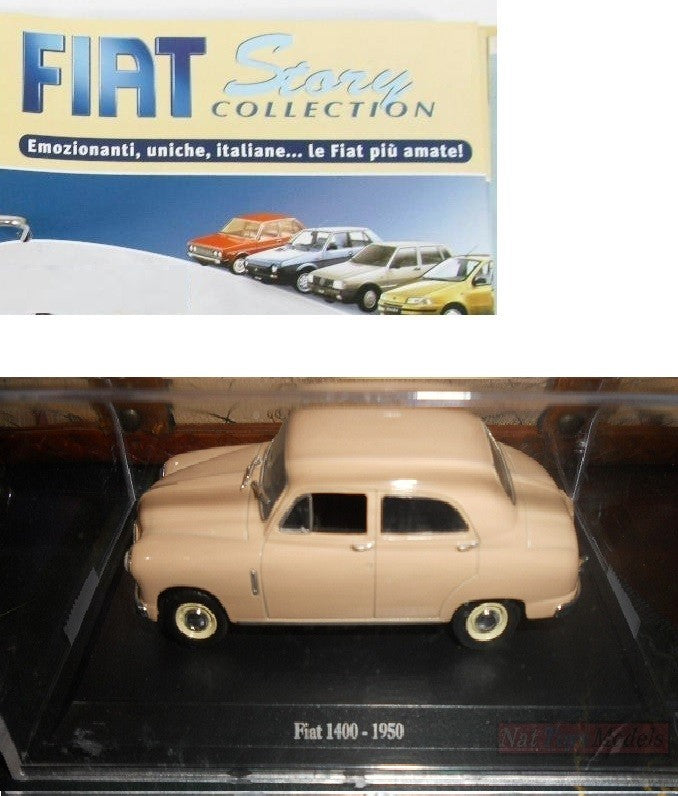 EDITION Modèle Fiat 1400 1950 DIE CAST 1:43 +BOITE +fas Fiat Story Collection