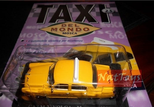 PUBLISHING Model Gaz M-21 Volga Moscow Moscow Taxi World DIE CAST 1:43 +fas.23