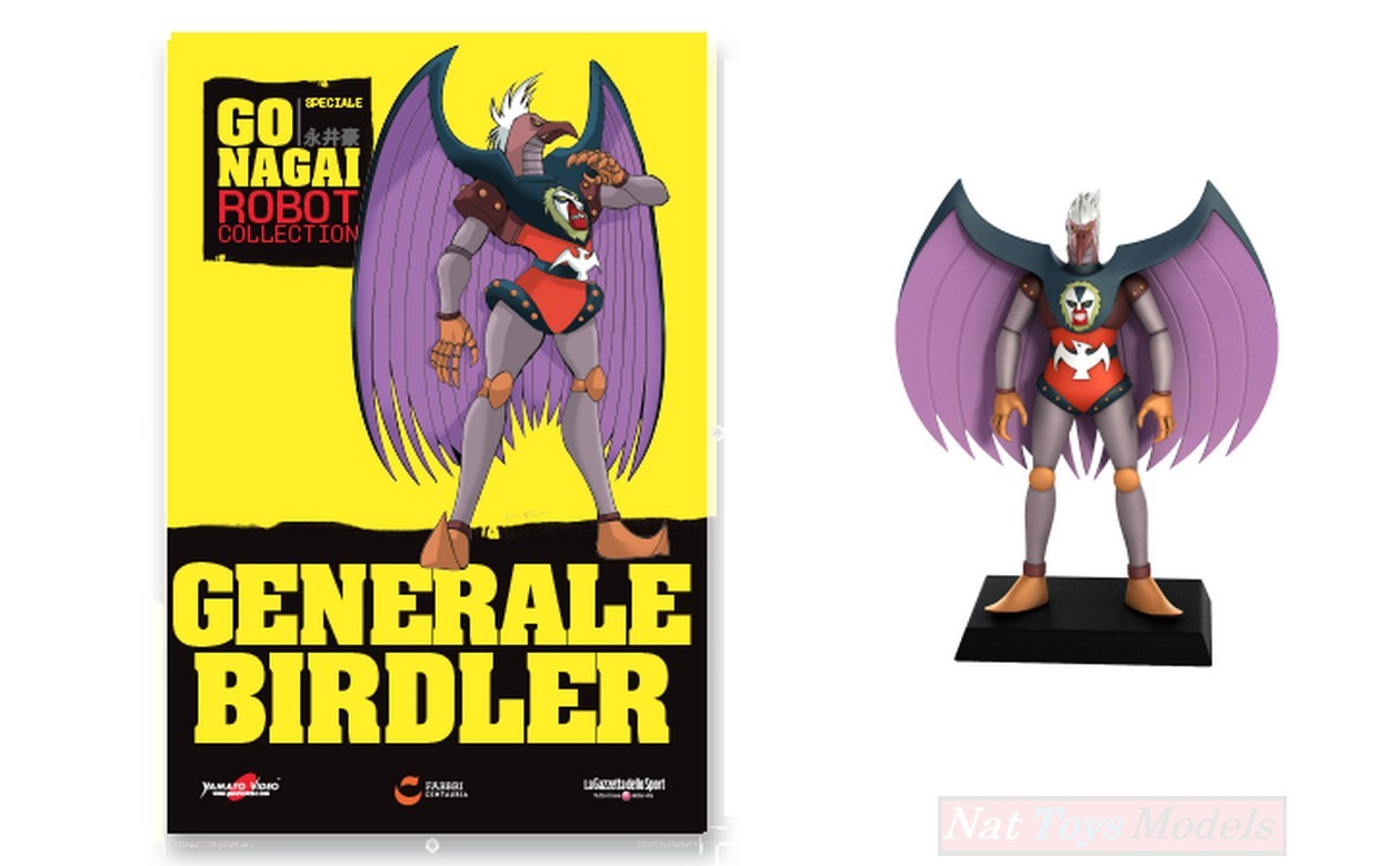 EDITORIA MODEL  GO NAGAI Special Robot Generale Birdler Robot Collection 3D Figure  +fas