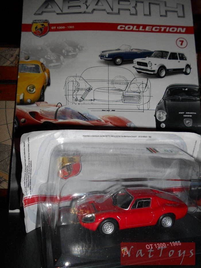 PUBLISHING Model Hachette Abarth Collection OT 1300 1965 +fas.7 DIE CAST 1:43