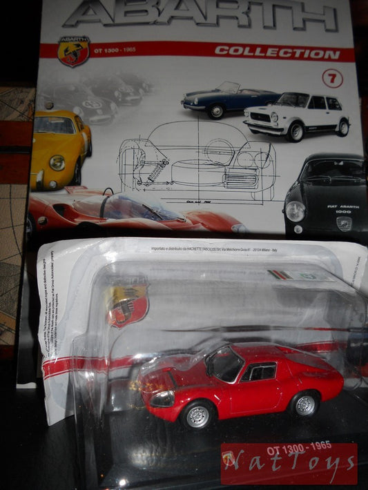 EDITORIA Modellino Hachette Abarth Collection OT 1300 1965 +fas.7 DIE CAST 1:43