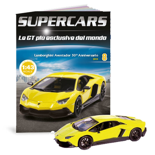 Lamborghini Aventadori 50 Anniversary Model Publishing. 2013 SuperCars GT 1:43 +fas DIE CAST