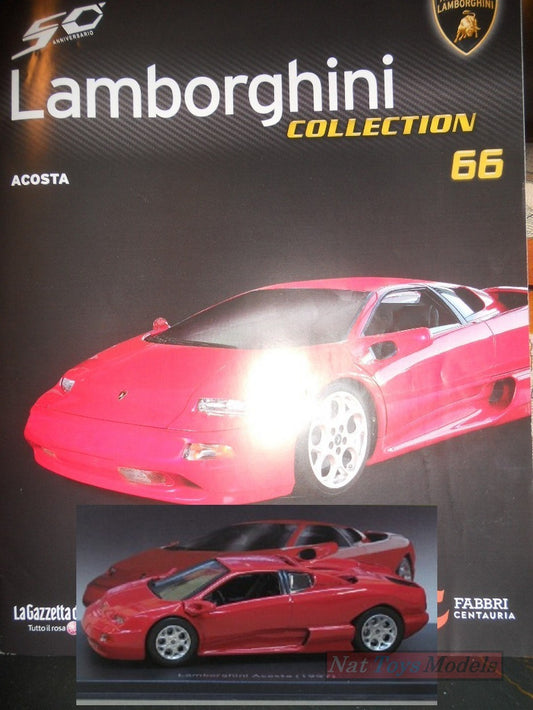 EDITION Modèle Lamborghini Collection 50 Ans Acosta 1997 DIE CAST 1:43 +fas