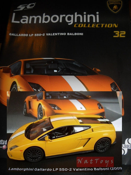 EDITION Modèle Lamborghini Collection 50 Ans Gallardo LP550-2 Valentino Balboni 2009 +fas 1:43