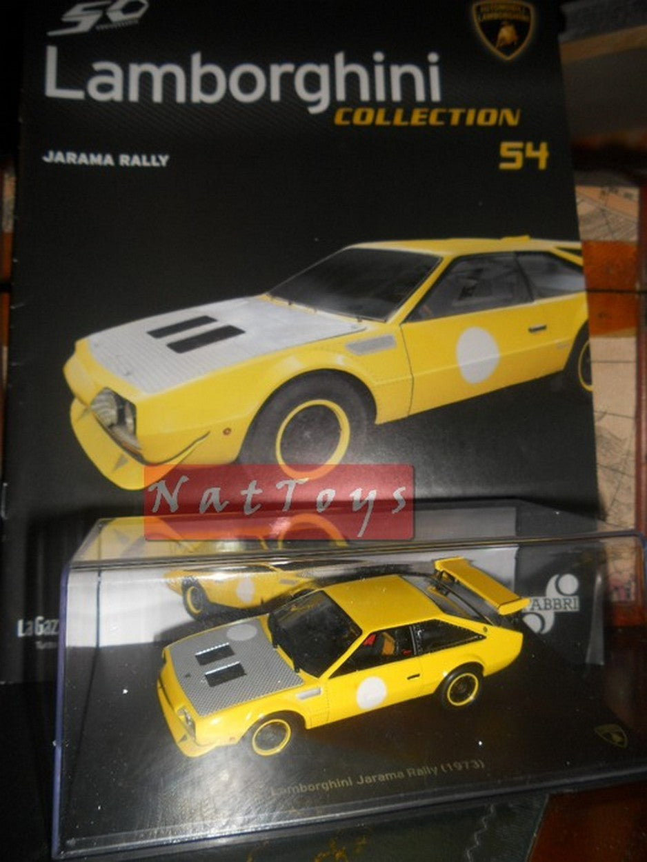 EDITION Modèle Lamborghini Collection 50 Ans Jarama Rally 1973 Rare DIE CAST 1:43 +fas