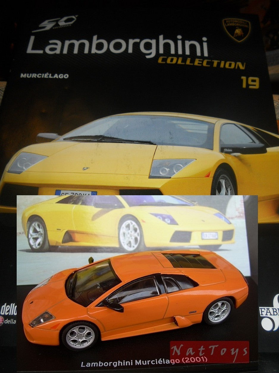 EDITION Modèle Lamborghini Collection 50 Ans Murcielago 2001 DIECAST 1:43 +fas