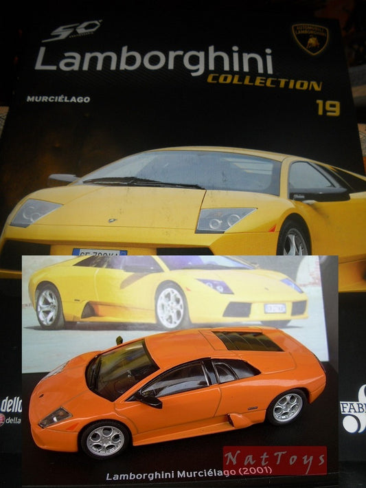 EDITION Modèle Lamborghini Collection 50 Ans Murcielago 2001 DIECAST 1:43 +fas