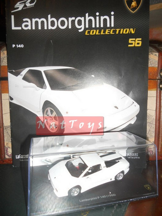 EDITION Modèle Lamborghini Collection 50 Ans P 140 1988 P140 Rare DIE CAST 1:43 +fas