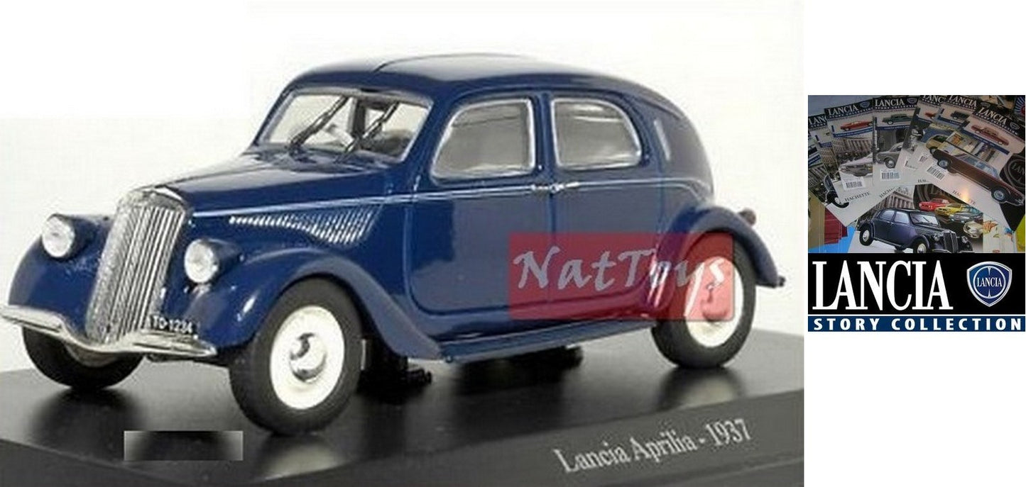 Editoria Modellino Lancia Story Aprilia versione Lusso 1937  DIE CAST 1:43 +fas