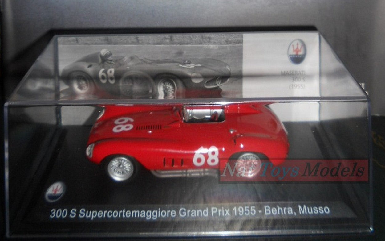 EDITORIA Modellino Maserati Collection 100 Years 300 S Musso 1955  DIECAST 1:43