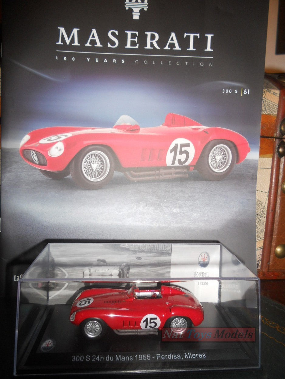 PUBLISHING Model Maserati Collection 100 Years 300 S Sport 1955 +fas DIE CAST 1:43