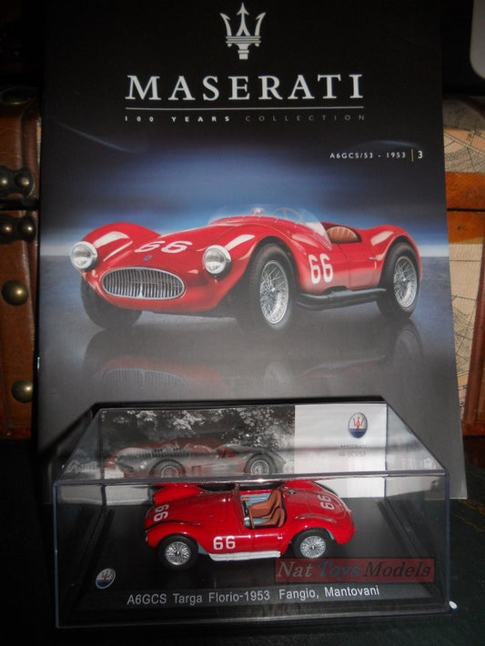 PUBLISHING Model Maserati Collection 100 Years A6GCS 1953 Fangio +fas DIE CAST 1:43