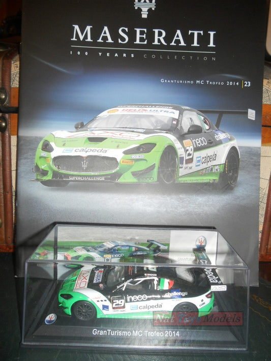 PUBLISHING Model Maserati Collection 100 Years GranTurismo MC Trofeo 2014 +fas DIECAST 1:43