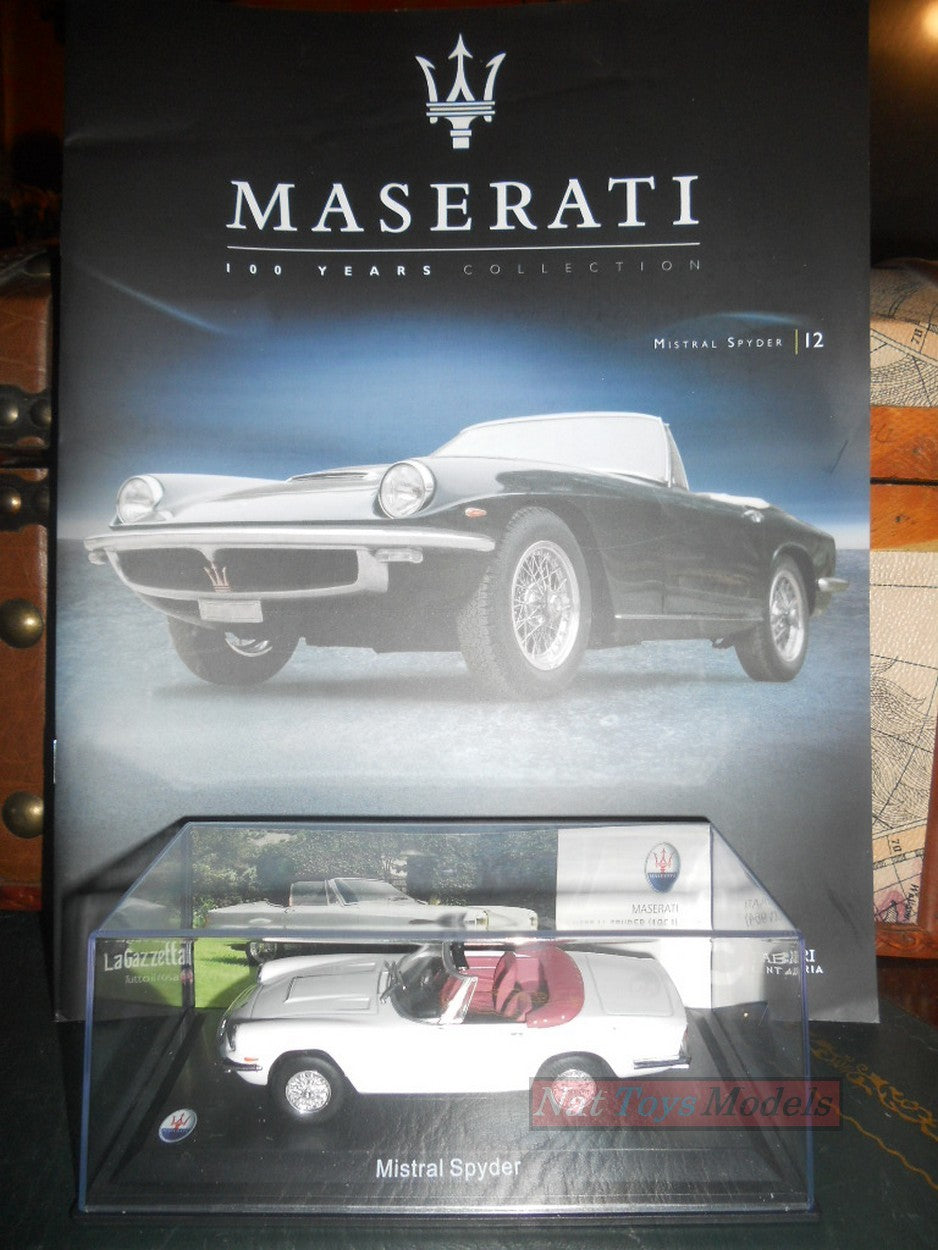 PUBLISHING Model Maserati Collection 100 Years Mistral Spyder +fas DIE CAST 1:43