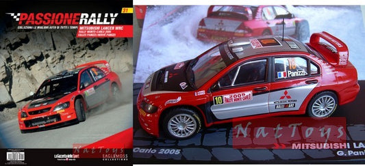 Publishing Model Mitsubishi Lancer WRC Montacarlo 2005 Panizzi DIE CAST 1:43 +fas Passione Rally