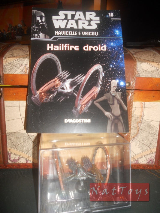 PUBLICATION Star Wars Hailfire Droid Model Ships and Star Vehicles Miniatures 3D +fas.18