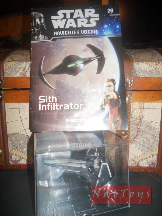 PUBLICATION Star Wars Sith Infiltrator Maquettes de Navires et Véhicules Star Wars Miniatures +fas.20