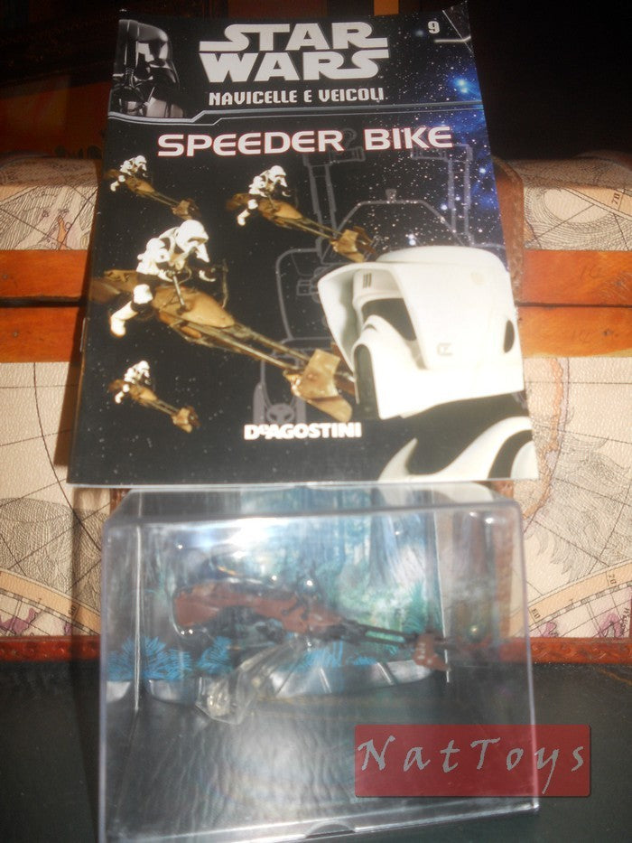 EDITORIA Modellino Star Wars Speeder Bike Navicelle e Veicoli Guerre Stellari  3D +fas.9