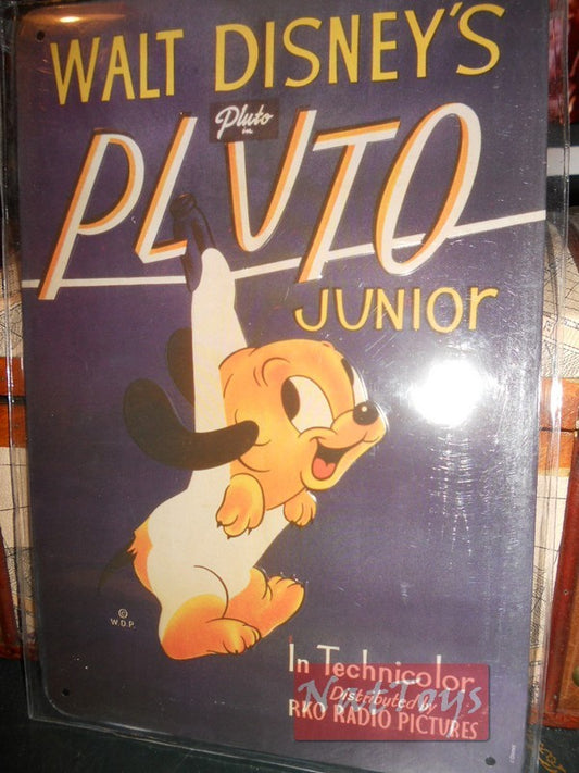 EDITION Maquette de plaque publicitaire Walt Disney PLUTO JUNIOR Plate Collection